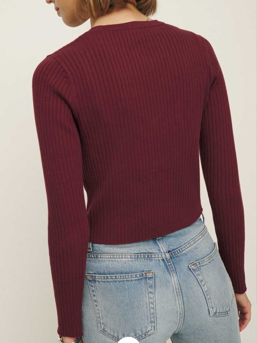Reformation Joanne Cotton Cardigan - Picture 3 of 10